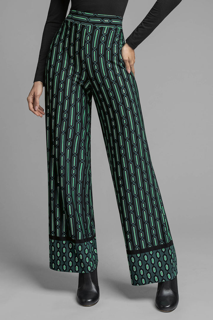 Pantalon Corte Recto Estampado