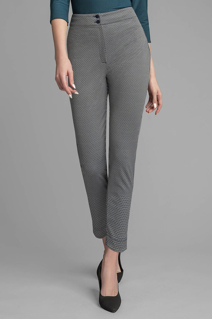 Pantalon Corte Recto De Cuadros