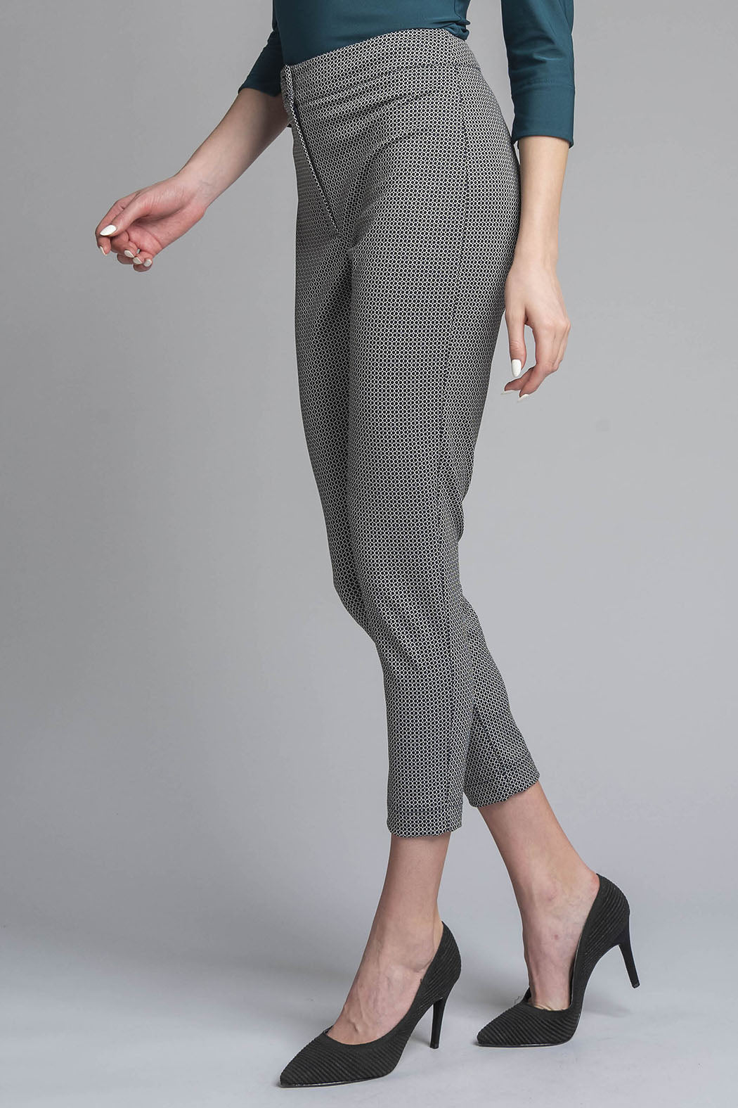 Pantalon Corte Recto De Cuadros