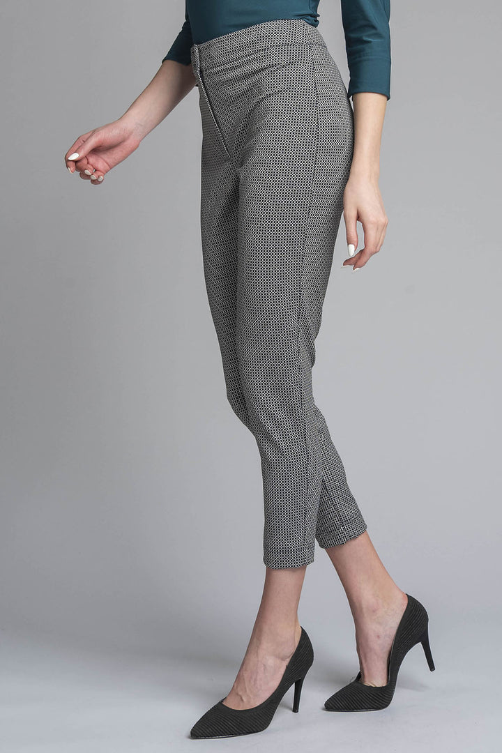 Pantalon Corte Recto De Cuadros