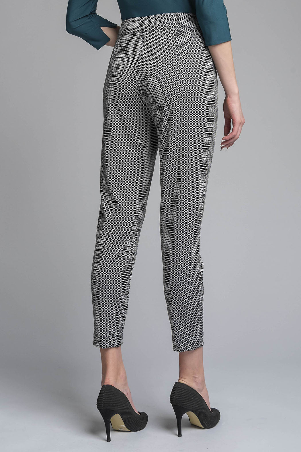 Pantalon Corte Recto De Cuadros