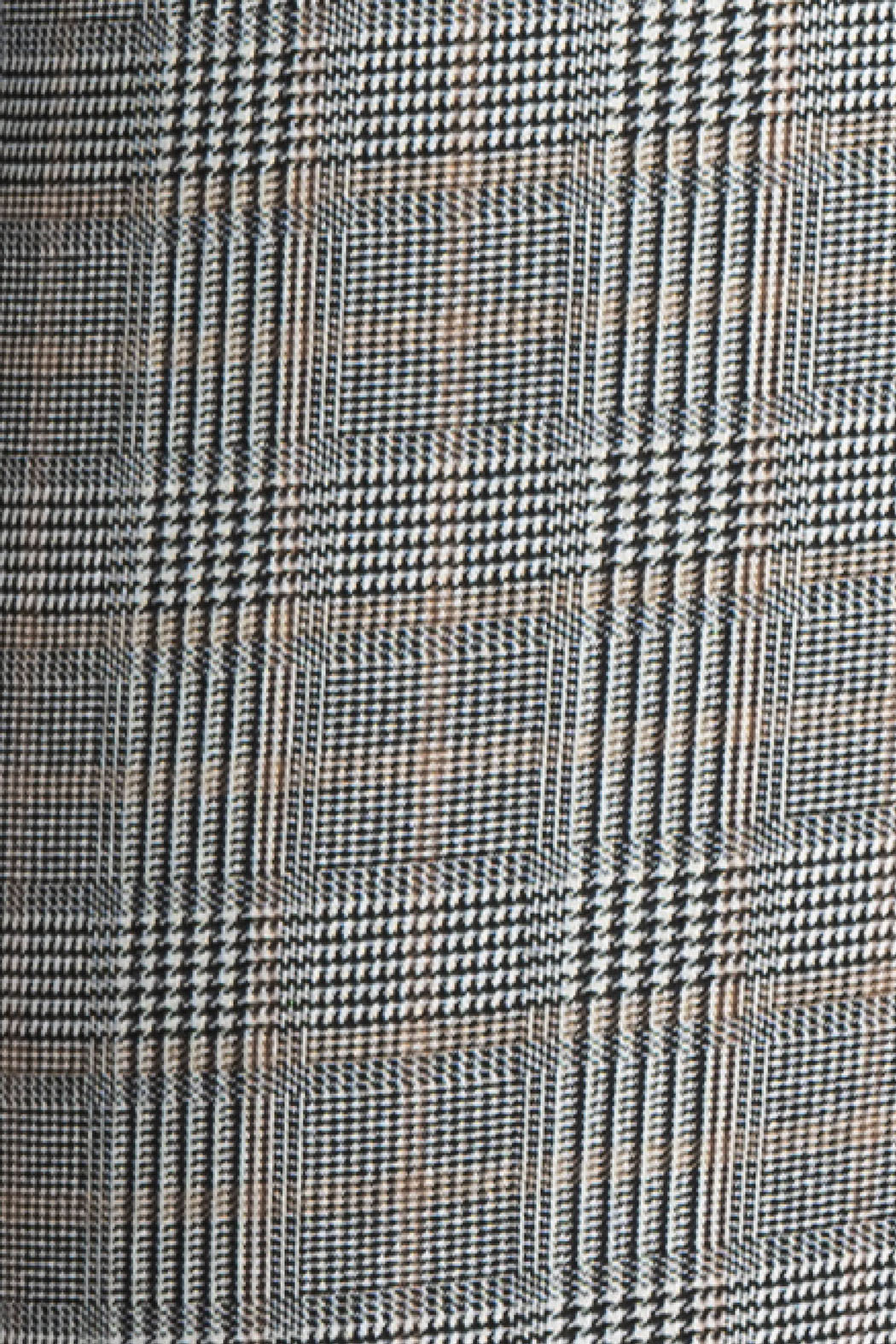 Pantalon Corte Recto De Cuadros