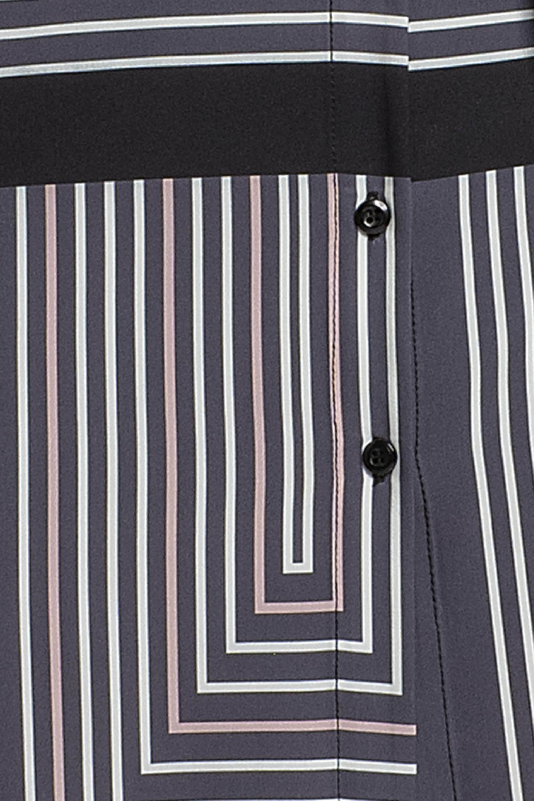Vestido Camisero De Manga Larga Estampado