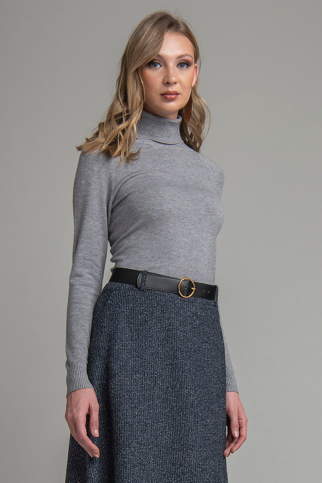 Sueter Liso Con Cuello Alto