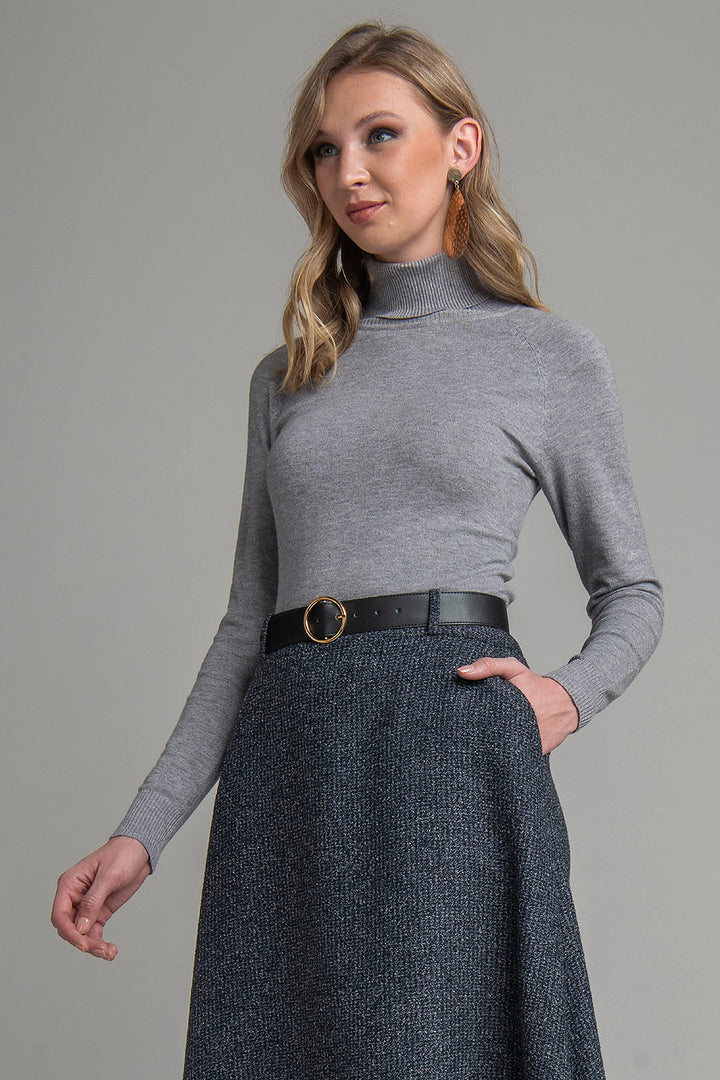 Sueter Liso Con Cuello Alto