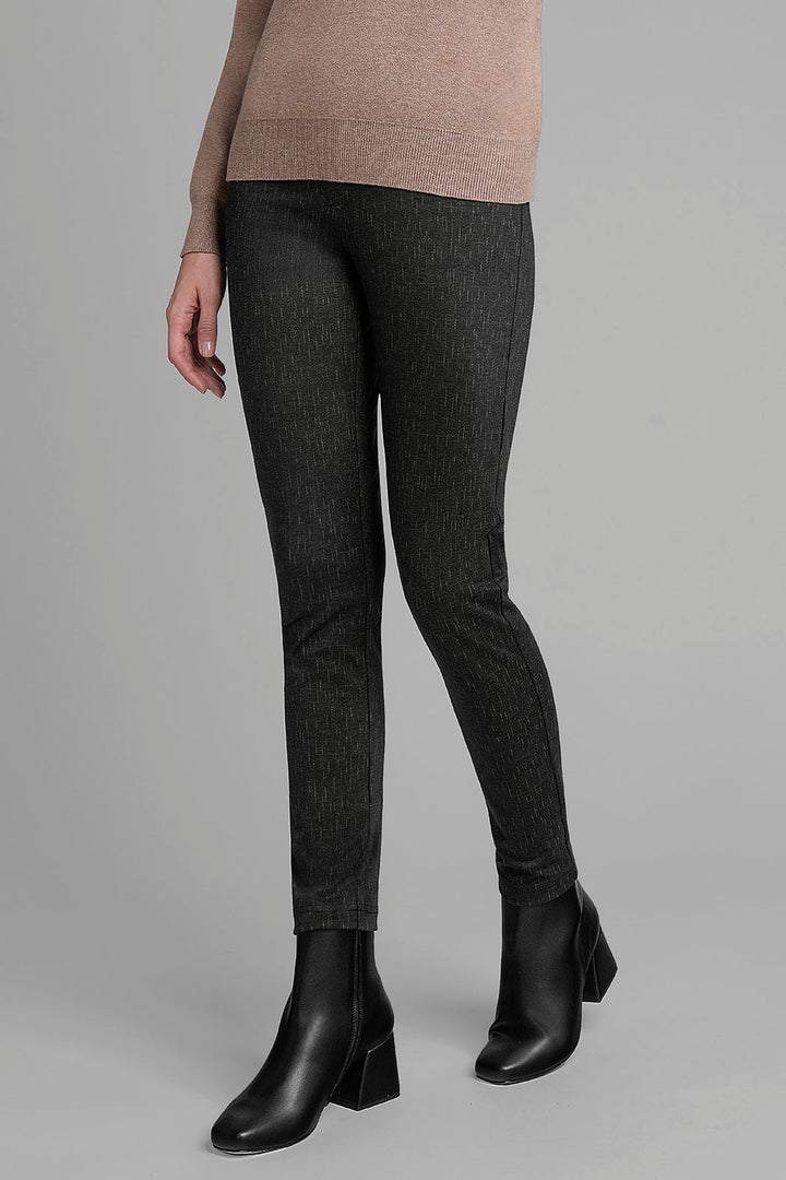 Pantalon Estampado Corte Recto
