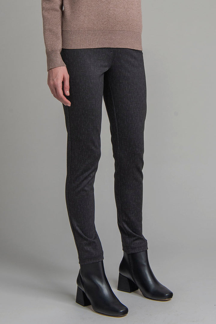 Pantalon Estampado Corte Recto