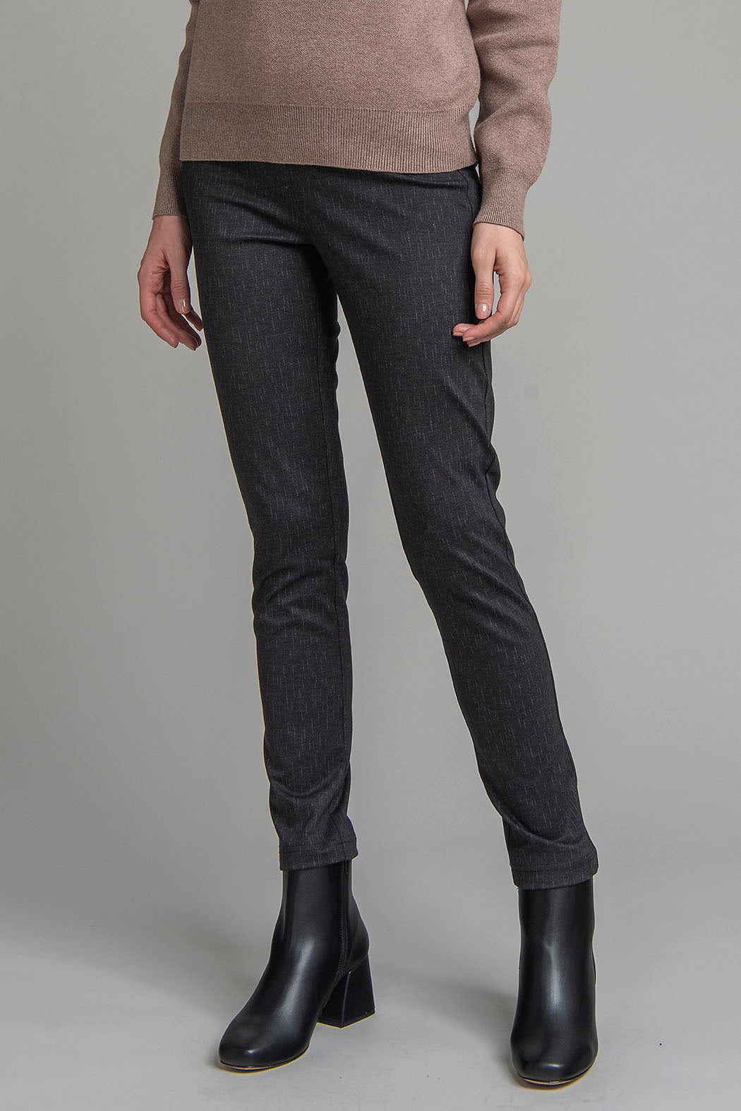 Pantalon Estampado Corte Recto