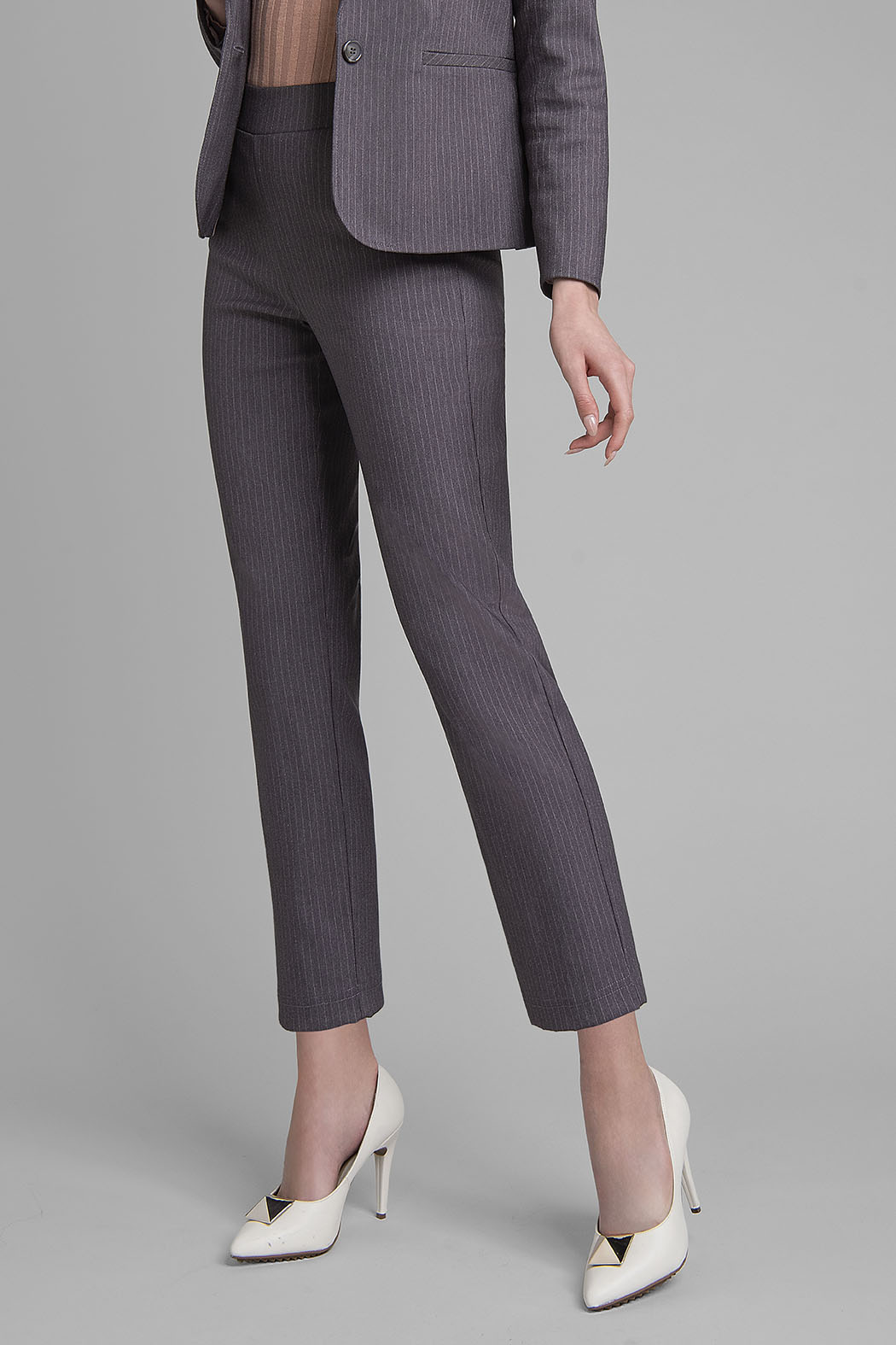 Pantalon Con Estampado De Rayas