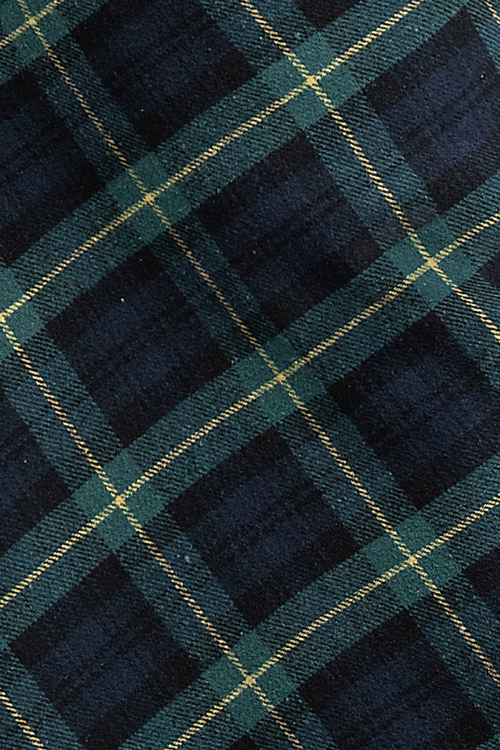 Falda Larga Con Estampado De Cuadros