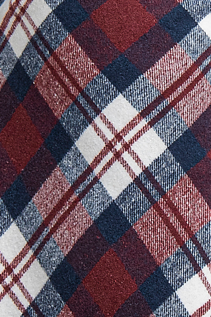 Falda Larga Con Estampado De Cuadros