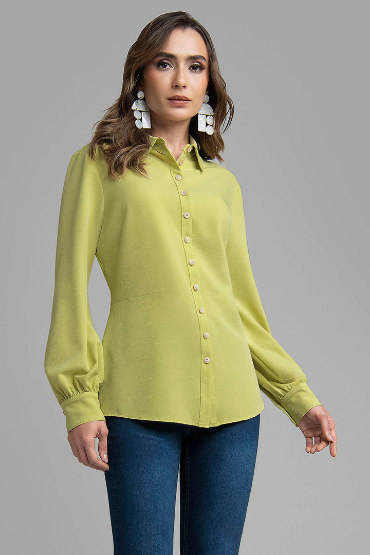 Blusa De Manga Larga Lisa