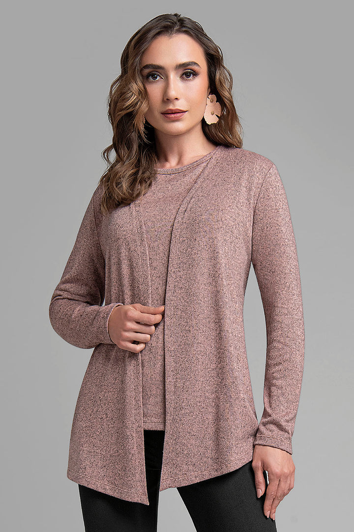 Ensamble Liso De Corte Asimetrico