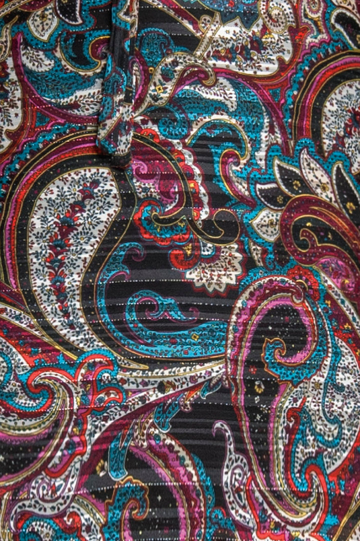 Vestido Estampado Con Olanes