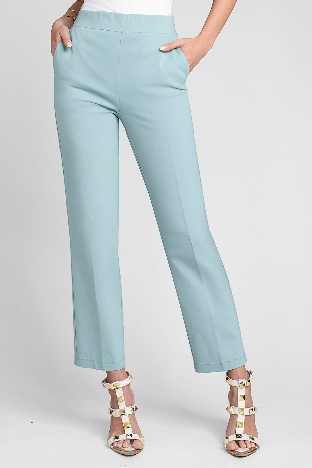 Pantalon Liso Corte Recto