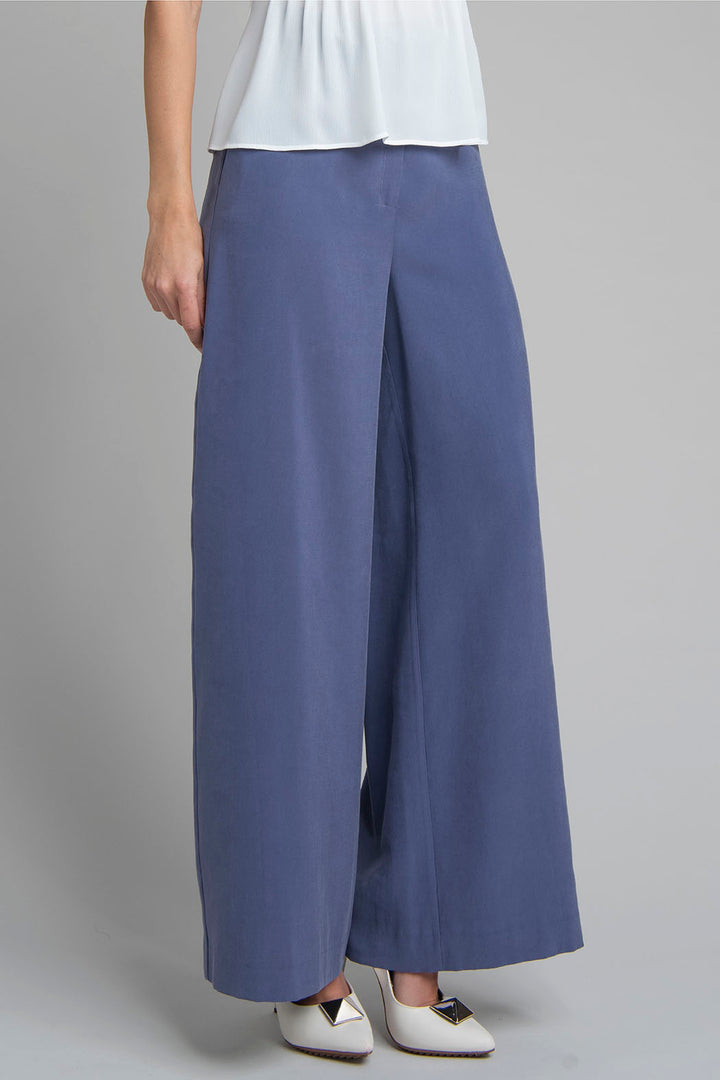 Pantalon Liso Corte Ancho