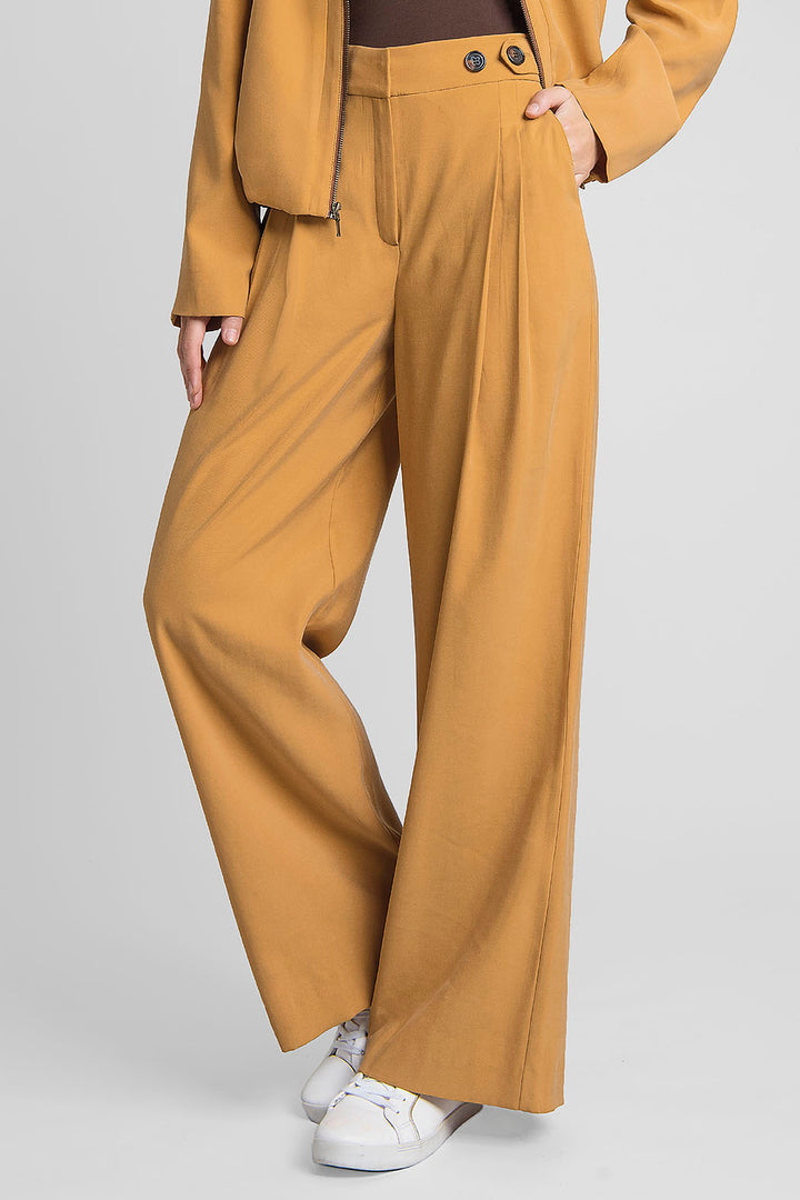Pantalon Liso Corte Recto
