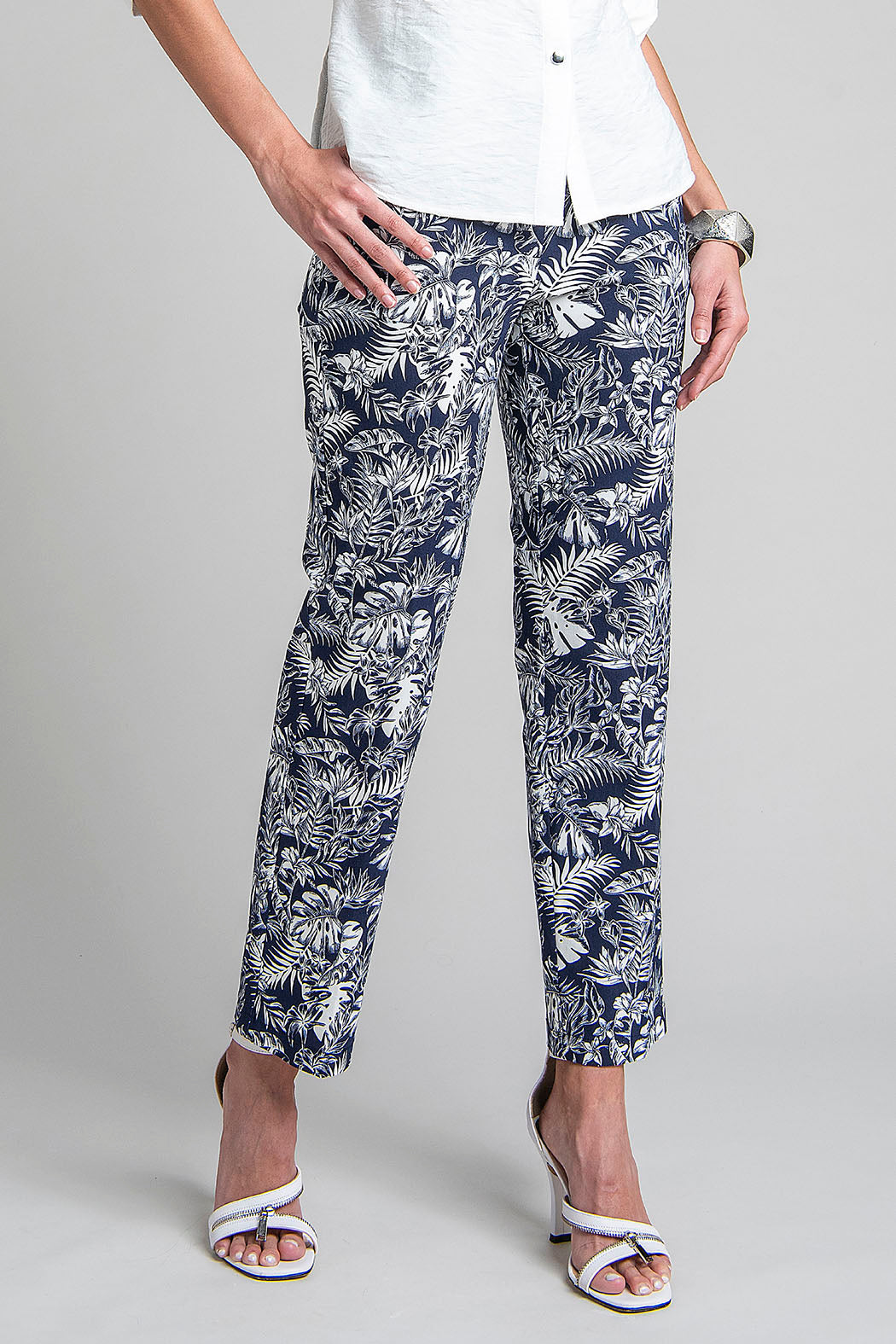 Pantalon Corte Recto Estampado