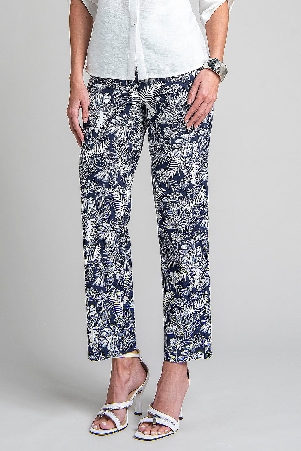 Pantalon Corte Recto Estampado