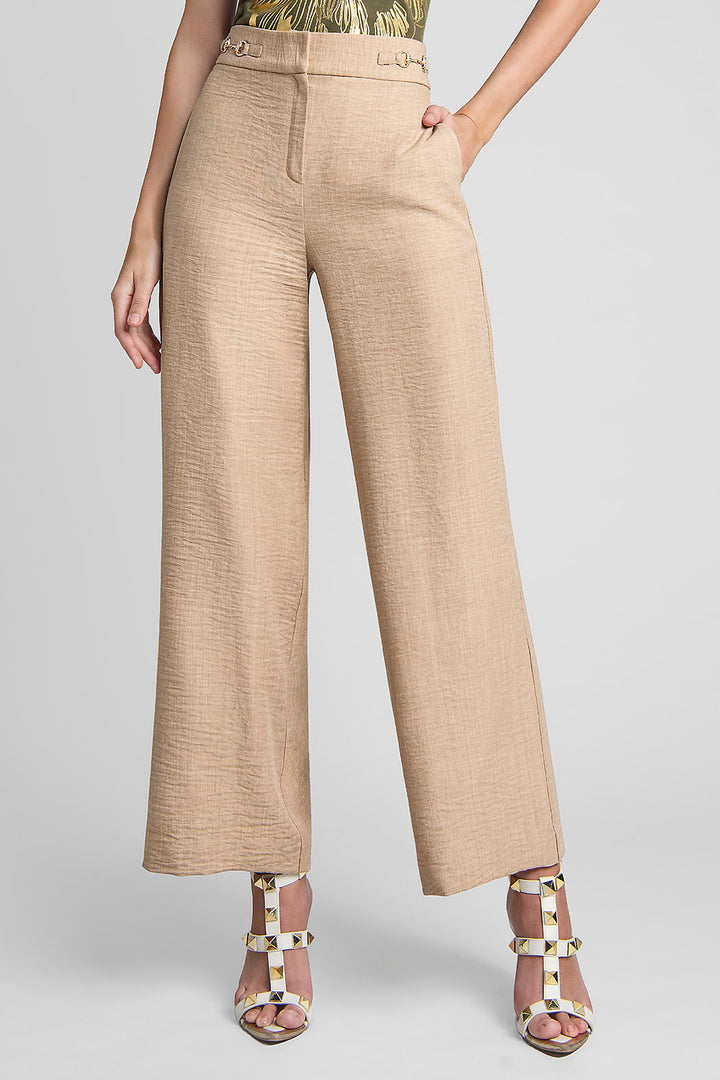 Pantalon Corte Recto Y Cintura Alta