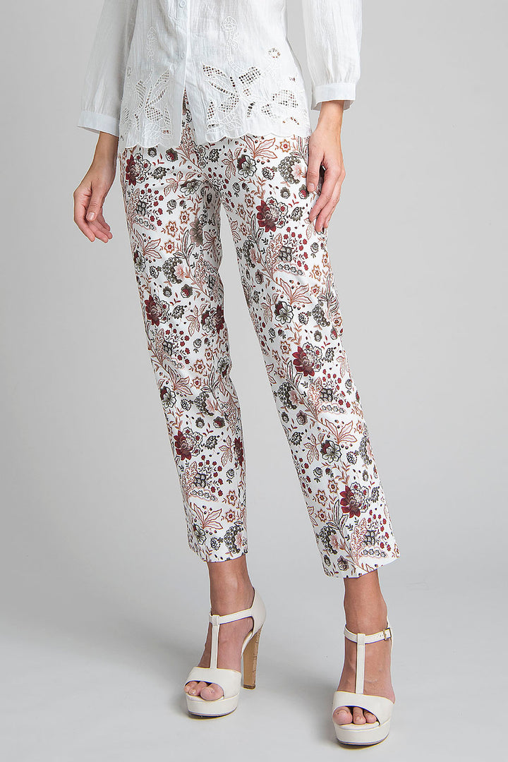 Pantalon Con Estampado Floral