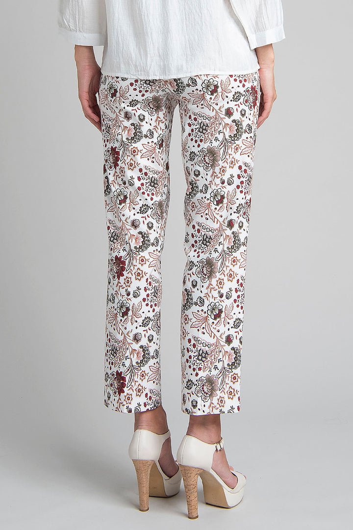 Pantalon Con Estampado Floral