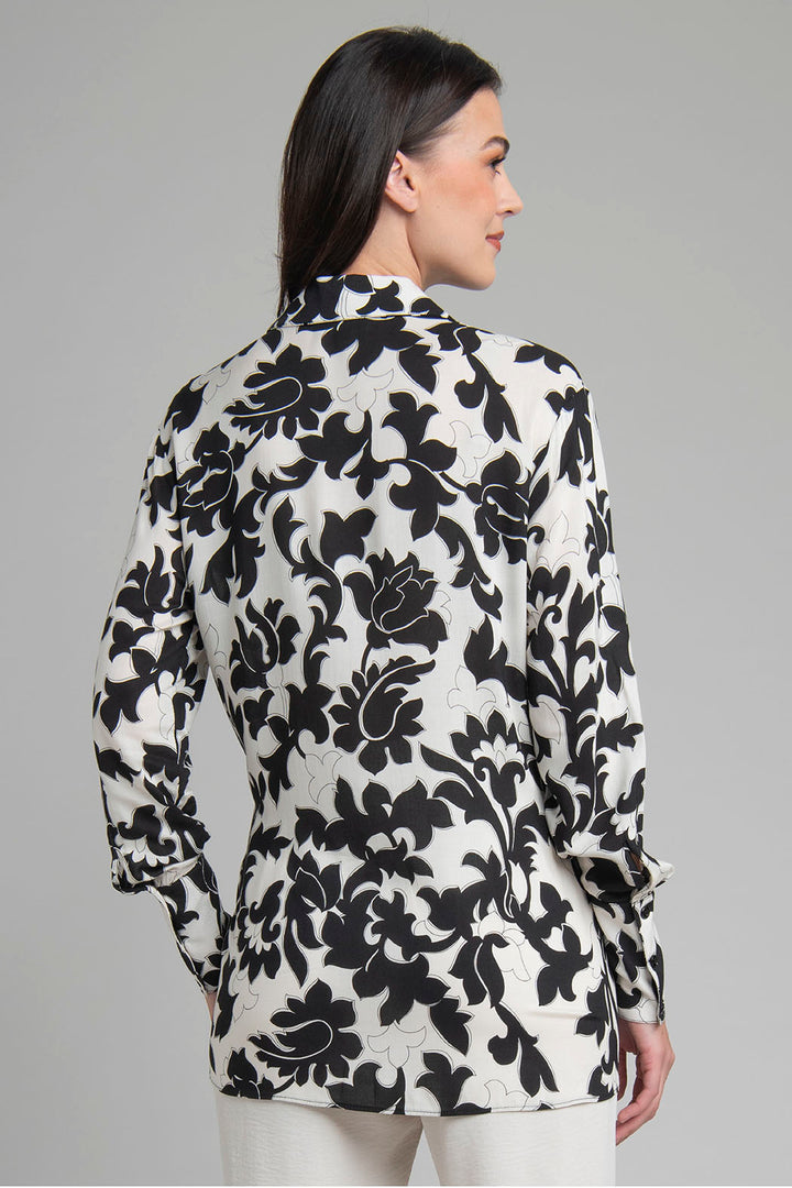 Blusa Camisera Estampada