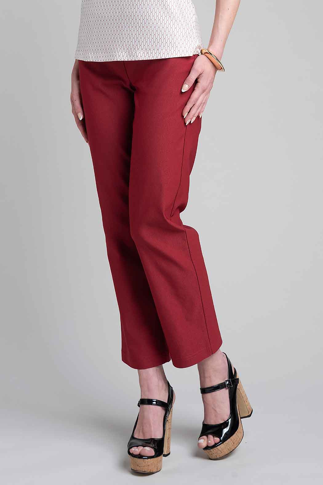 Pantalon Liso Corte Recto