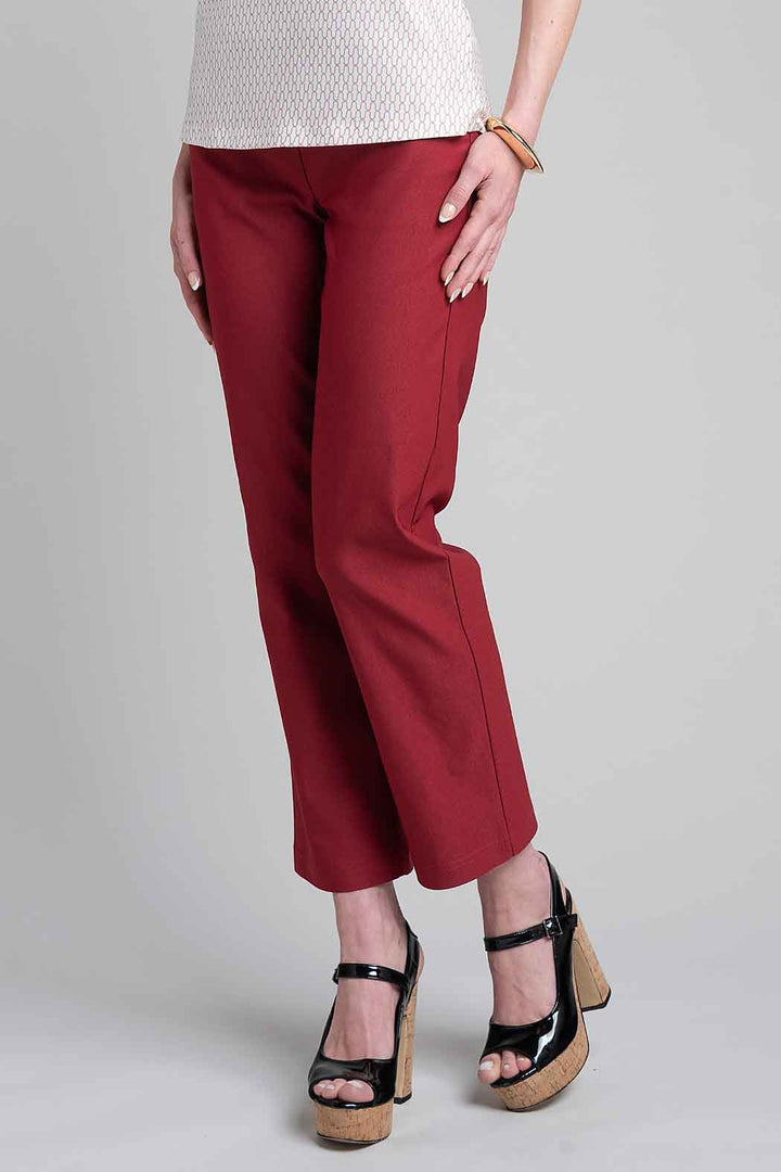 Pantalon Liso Corte Recto
