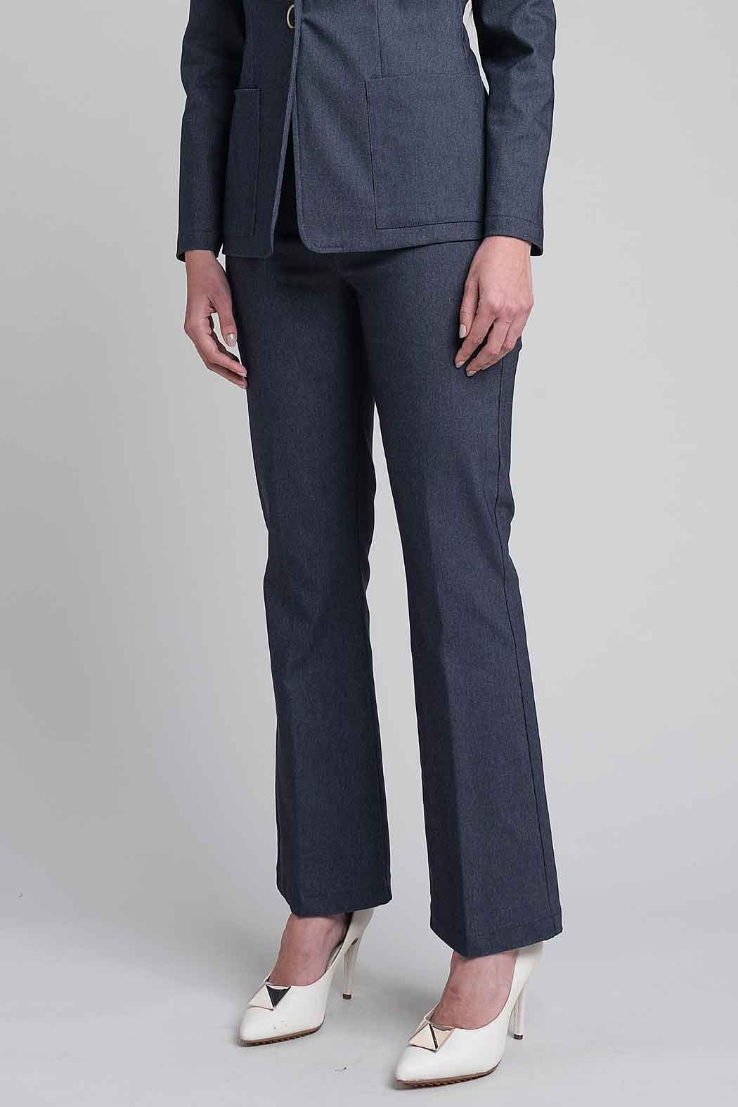 Pantalon Liso Corte Recto