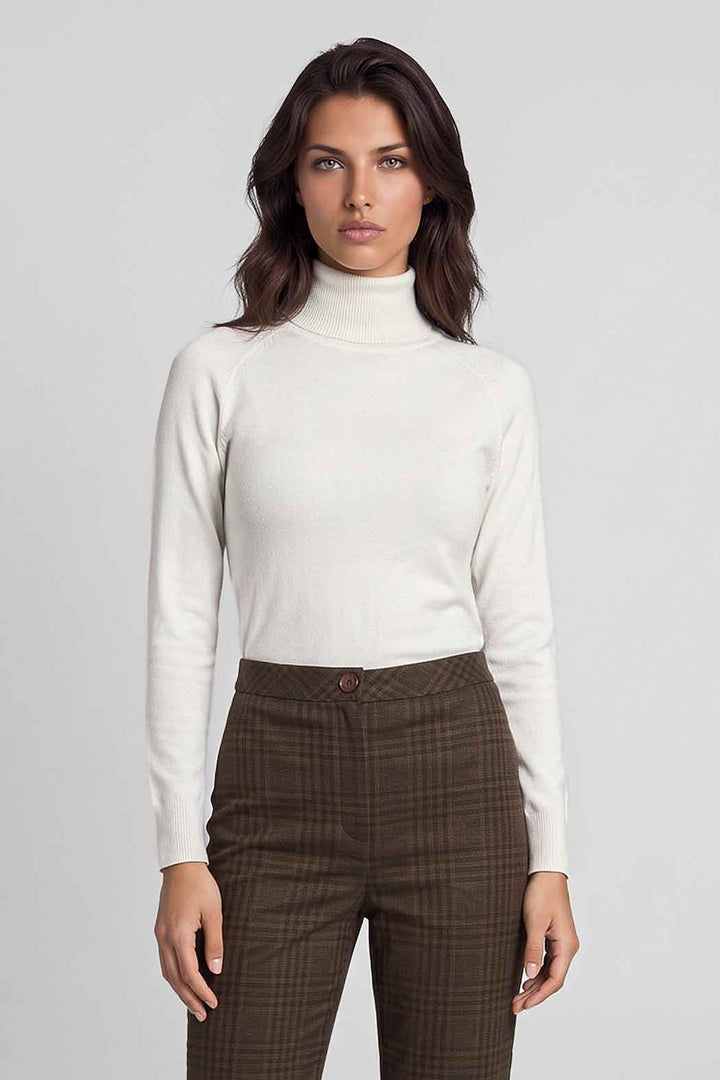 Sueter Liso Con Cuello Tortuga
