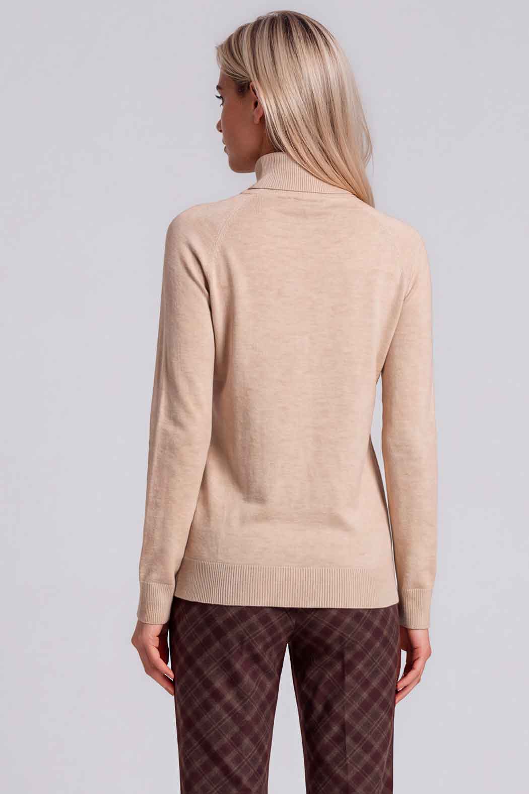 Sueter Liso Con Cuello Tortuga
