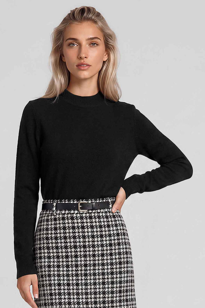 Sueter Liso Con Cuello Alto