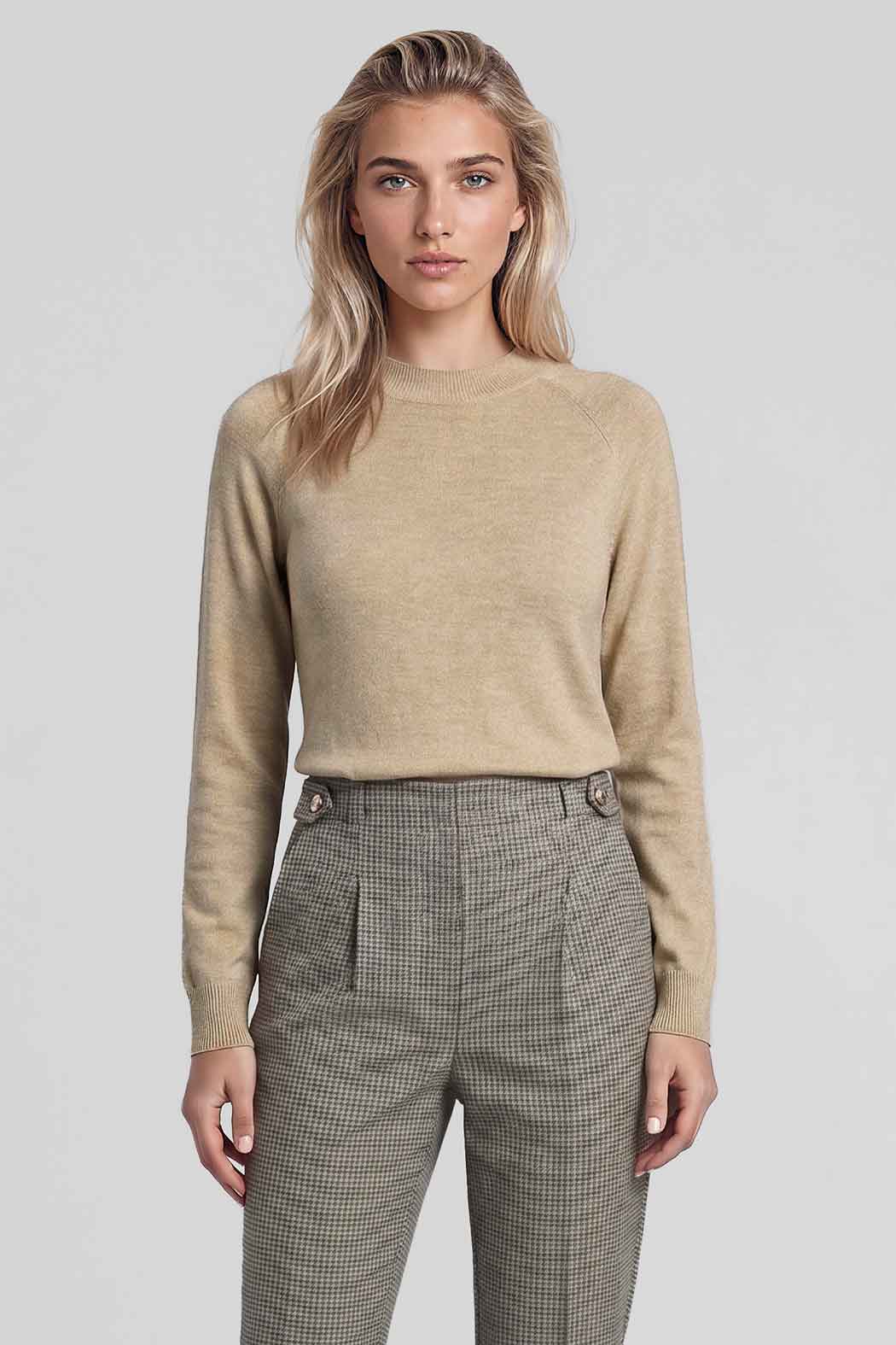 Sueter Liso Con Cuello Alto