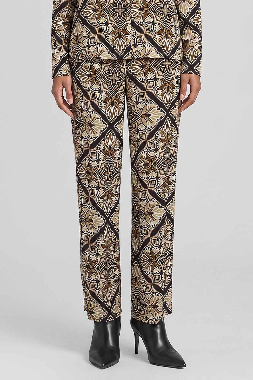 Pantalon Estampado Corte Amplio