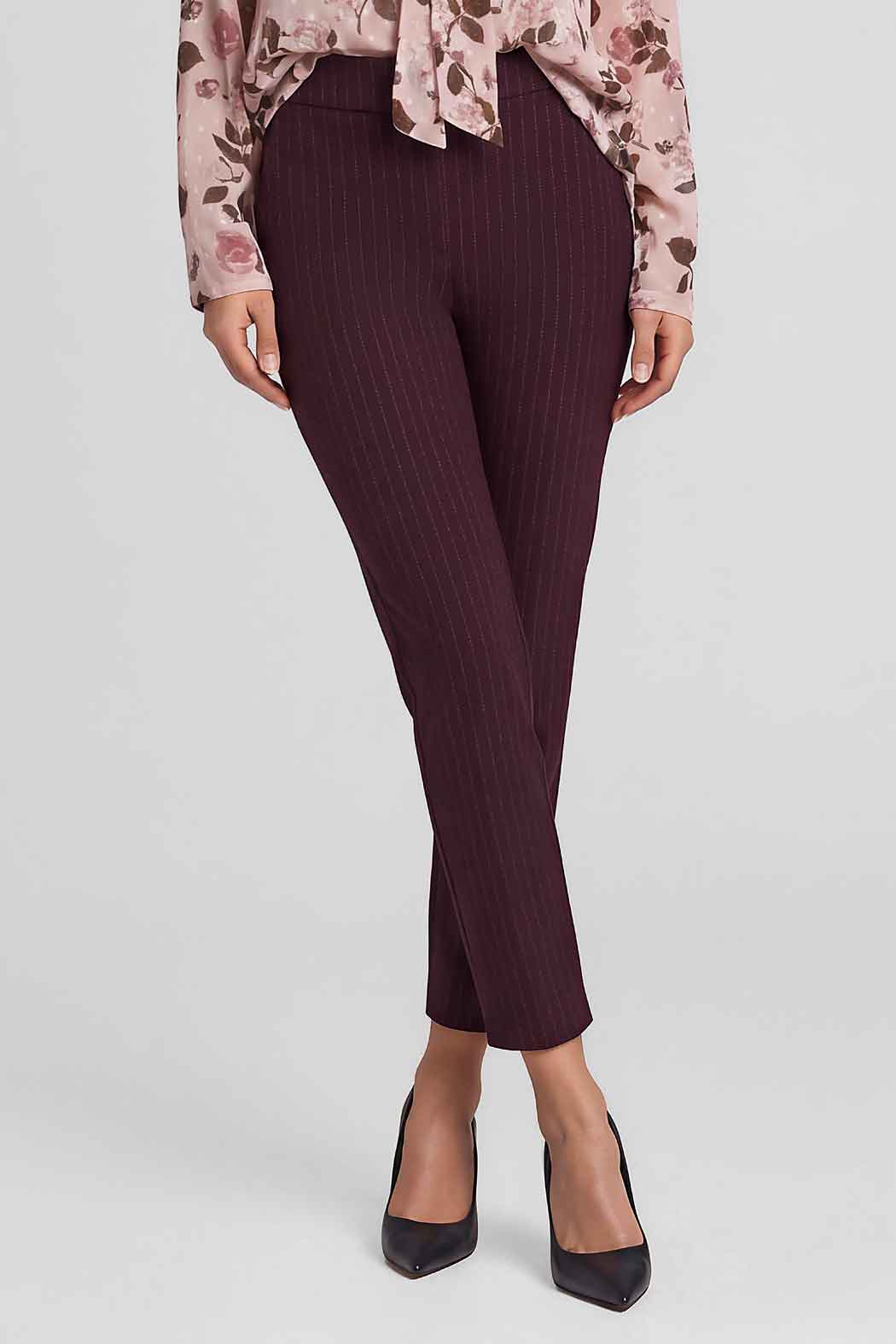 Pantalon Con Estampado De Rayas
