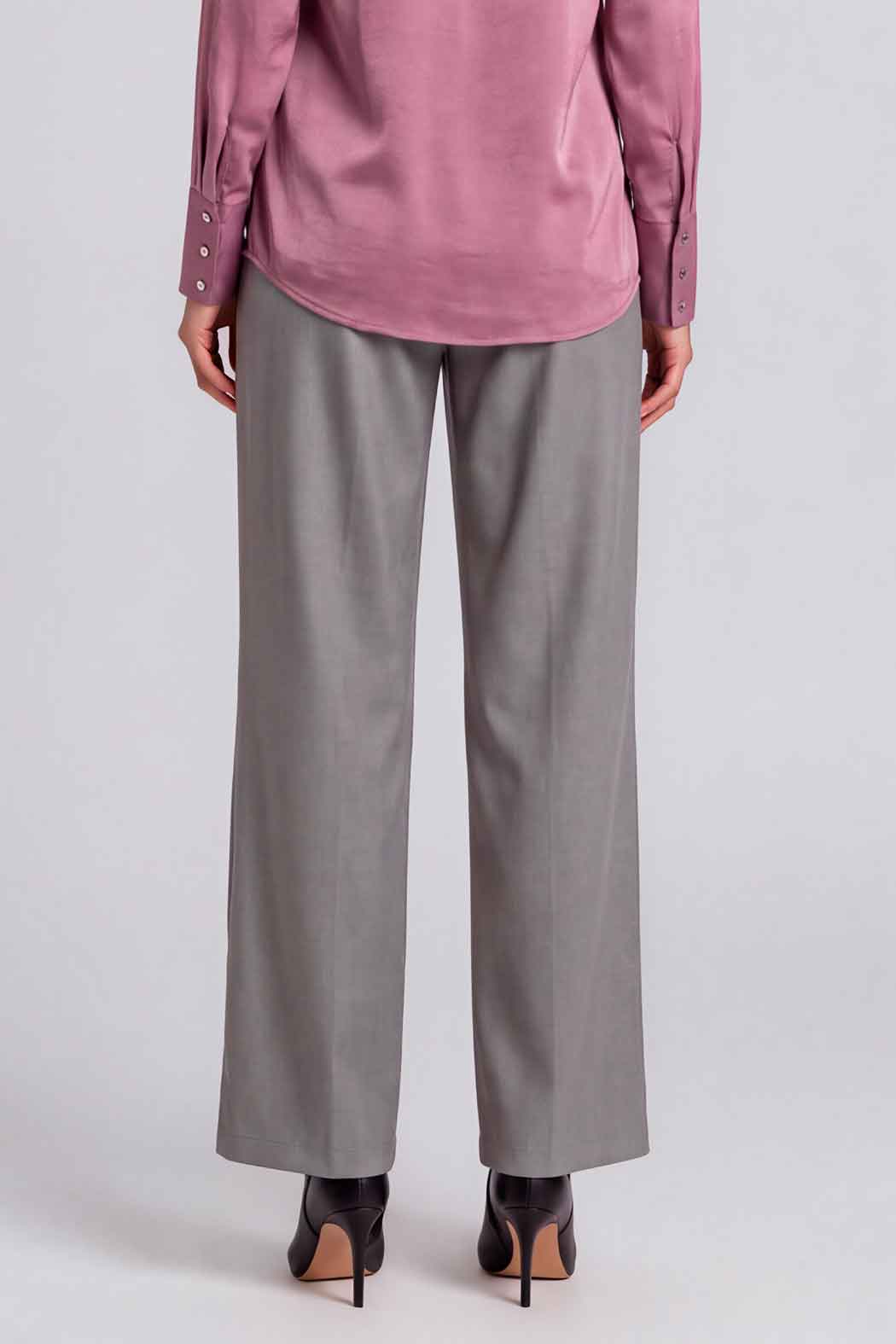 Pantalon Liso Corte Recto