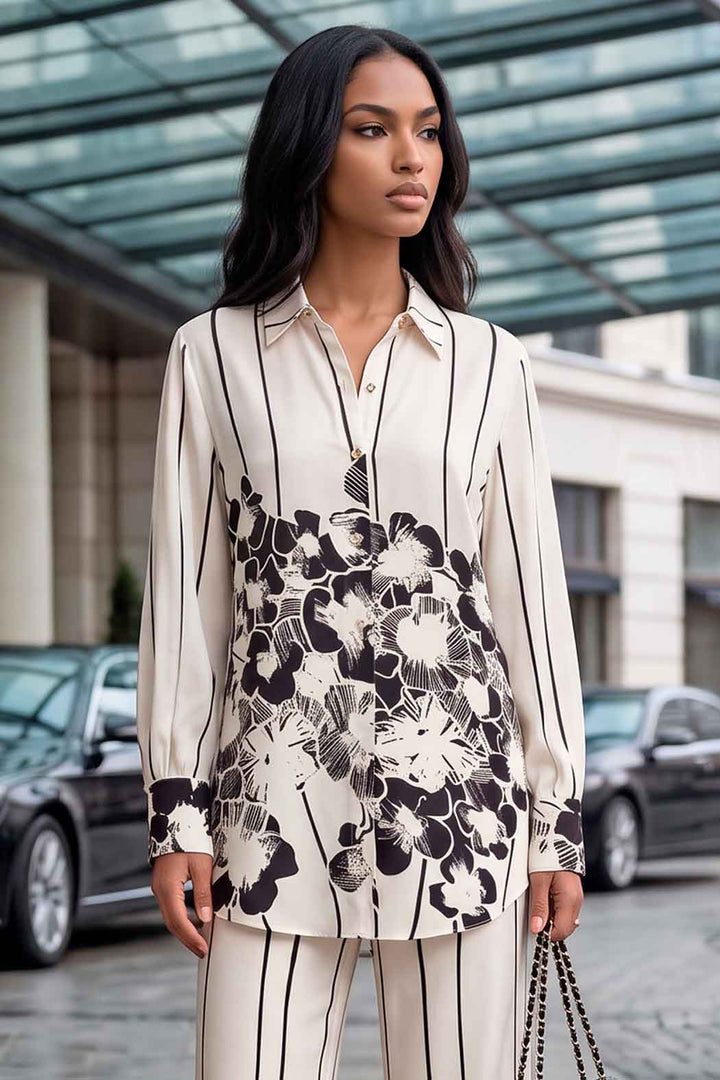 Bluson Con Estampado Floral