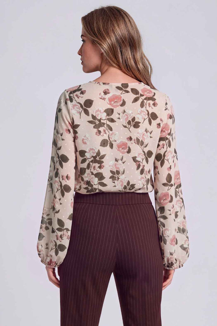 Blusa Con Estampado Floral