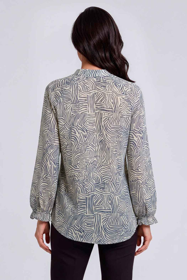 Blusa Con Estampado Animal Print