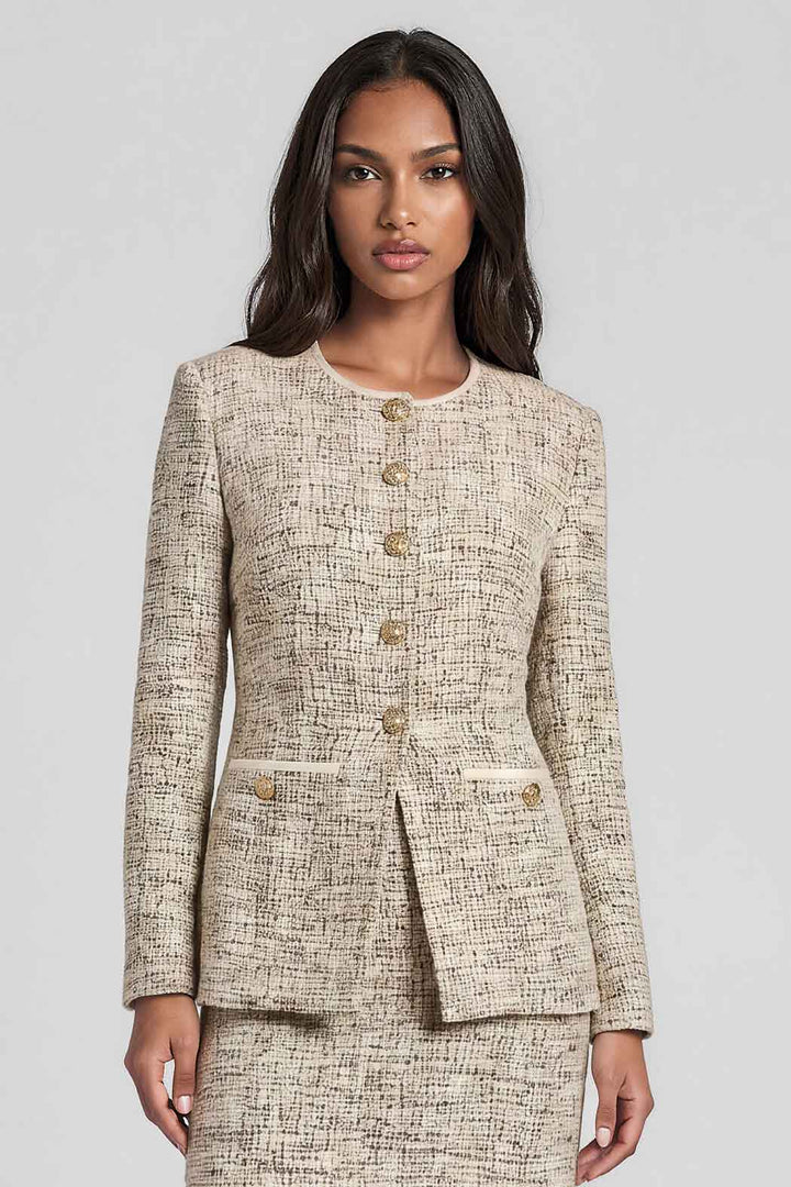 Saco Corto Estampado