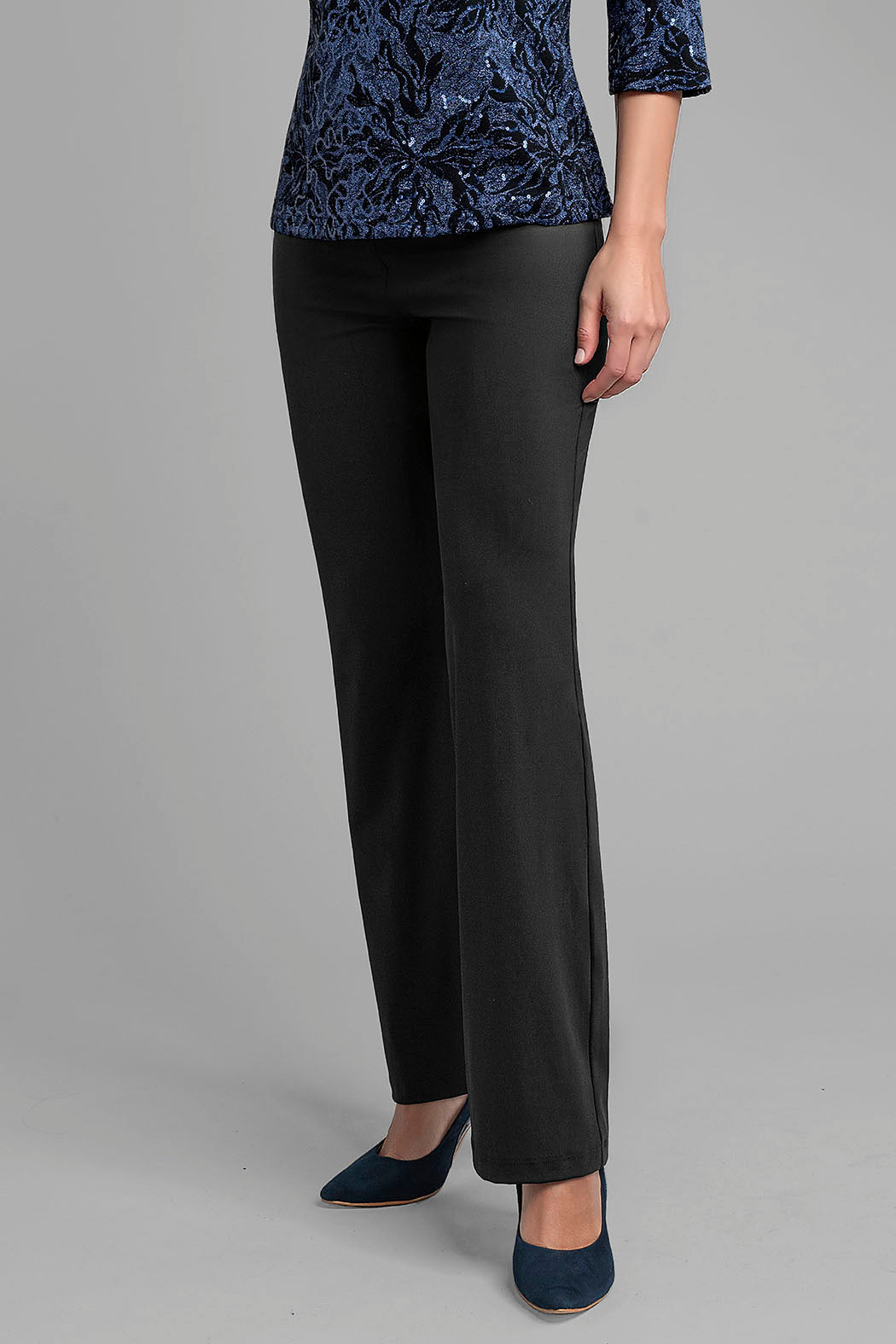 Pantalon Liso Corte Recto