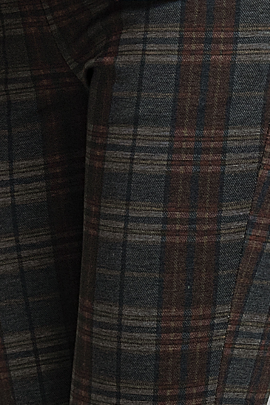 Pantalon Con Estampado De Cuadros