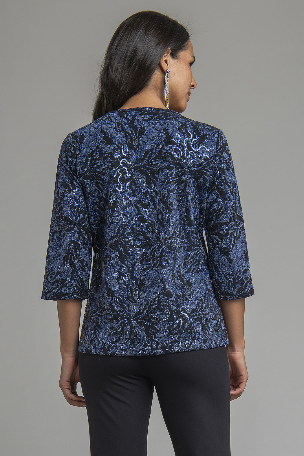 Blusa Con Estampado De Brillos