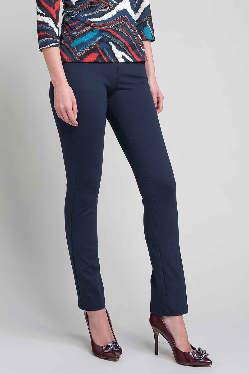 Pantalon Corte Recto Con Cierre En Bolsas