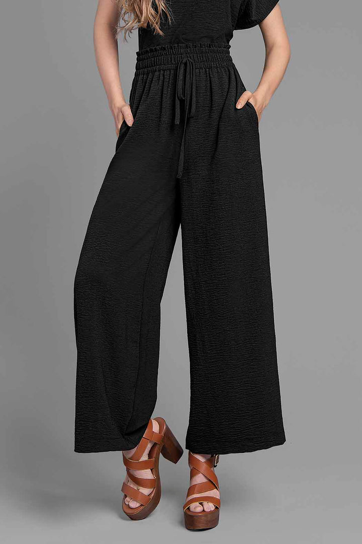 Pantalon Corte Recto Con Resorte