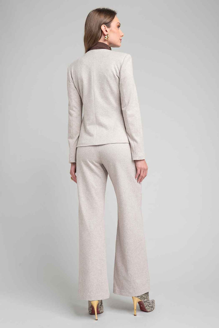 Conjunto De Pantalon Y Saco Con Botones Dorados