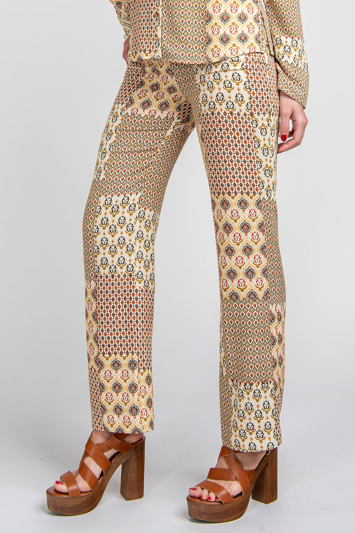 Pantalon Suelto Estampado