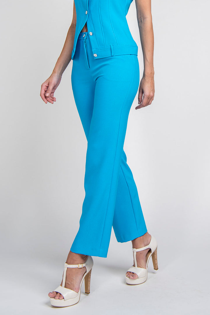 Pantalon Liso Con Bolsillos