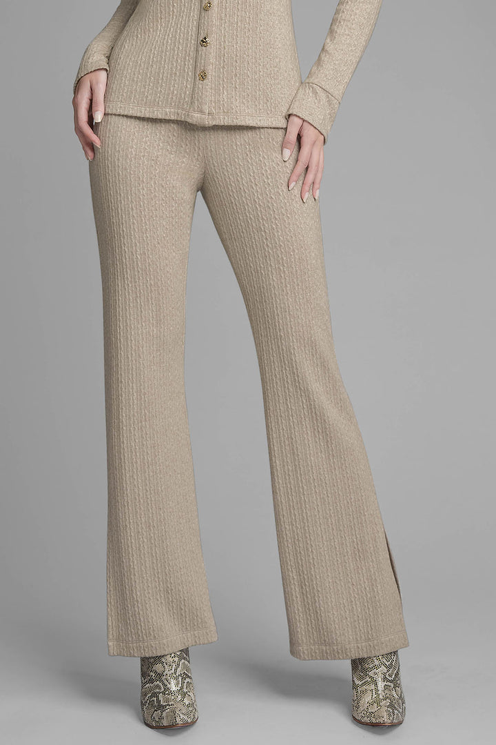 Pantalon De Punto Corte Recto